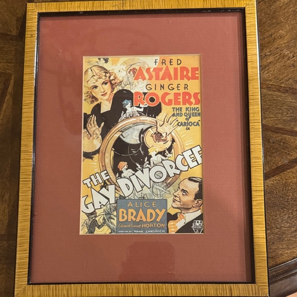 Other - Framed Vintage Movie Poster - The Gay Divorcee